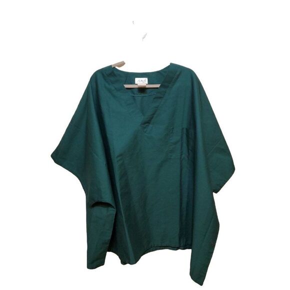 𝅺ams  scrub top 9XL Hunter Green - Picture 1 of 4